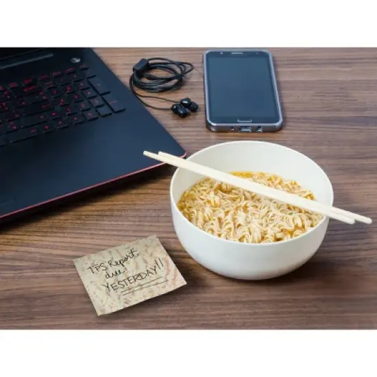 Ramen Blank Notes: Fred & Friends Sticky Notes, Cute Office Supplies, 150 Sheets, 3x3.5 Inches, Uncoated Paper Basics image {4}