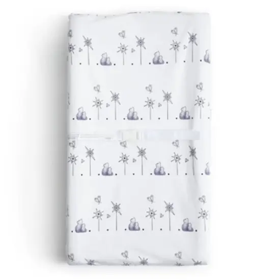 JumpOff Jo Waterproof Fitted Changing Pad Cover &ndash; Soft Plush Minky Fabric - Bears image {1}