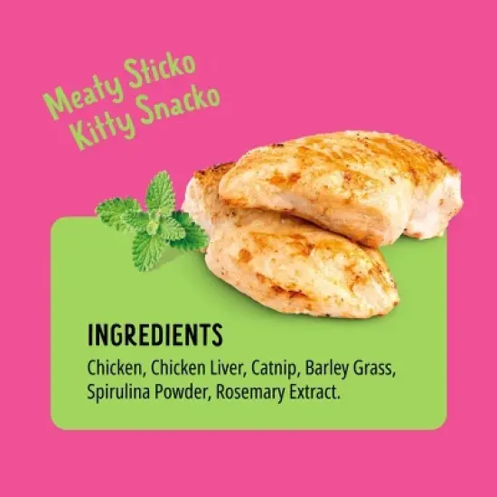 Bonkers Purrpops Catnip Flavor Cat Freeze-Dried Treats - 0.2oz/4ct image {4}