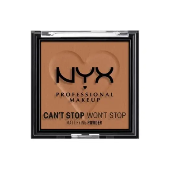NYX Professional Makeup Can't Stop Won't Stop Mattifying Pressed Powder - 0.21oz image {9}