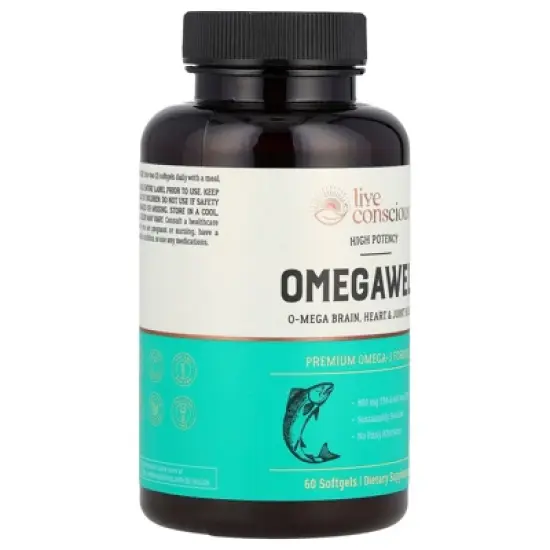 OmegaWell Fish Oil: Heart, Brain, and Joint Support | 800 mg EPA 600 mg DHA - Natural Lemon Flavor, Enteric-Coated, Sustainably Sourced - Easy to image {3}