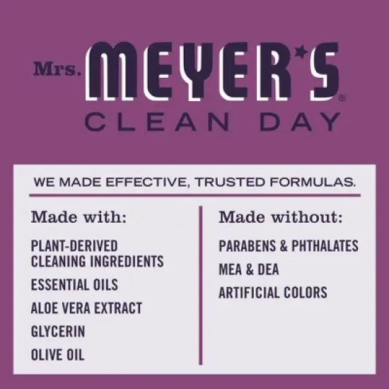 Mrs. Meyer's Clean Day Liquid Hand Soap - Berry Plum - 12.5 fl oz image {3}