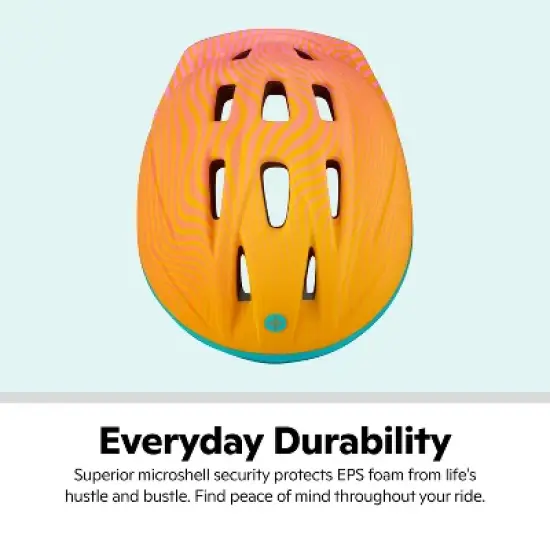 Schwinn Classic Waves Toddler Helmet - Orange/Pink image {13}