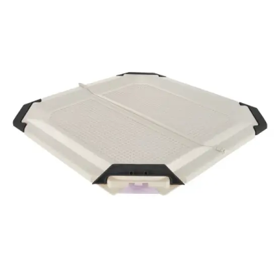 PAW TRAX Potty Pad Holder in Light Beige & Black, Potty Training Tray- Dogs image {3}