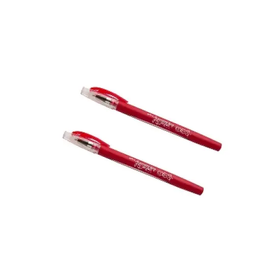 JAM Paper Gel Pens 0.7 mm Red 2/Pack 6534968A image {2}