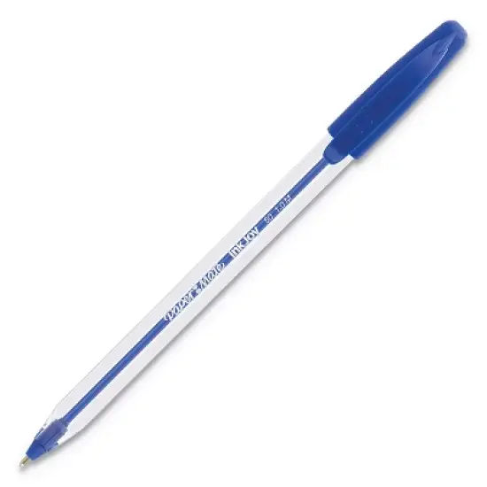 Paper Mate Pen 1.0mm Medium Point InkJoy 50ST 12/DZ Blue 2013155 image {2}