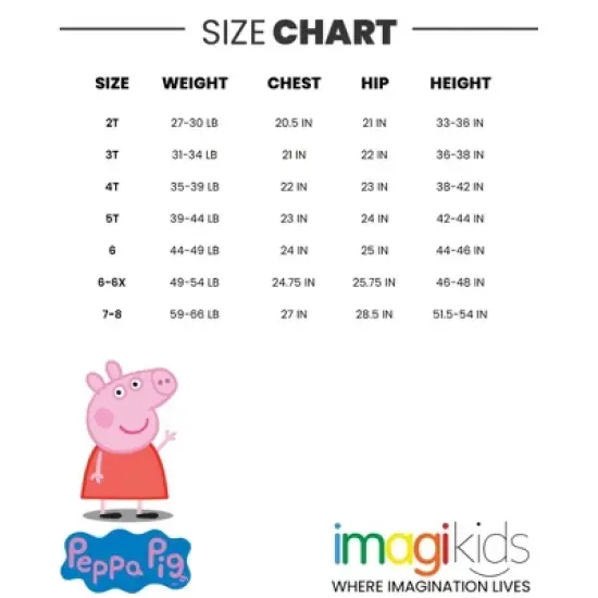 Peppa Pig Girls Short Sleeve Dress Toddler to Little Kid image {6}