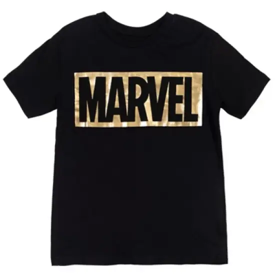 Marvel Avengers Graphic T-Shirt Logo Toddler to Big Kid image {2}