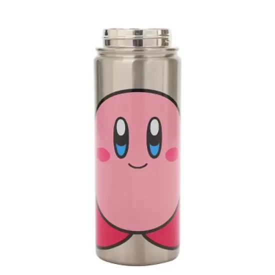 Kirby Character & Logo 17 Oz Stainless Steel Water Bottle image {3}