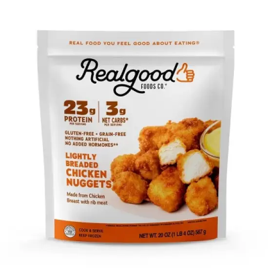 Real Good Foods Low Carb Chicken Nuggets - Frozen - 20oz image {4}