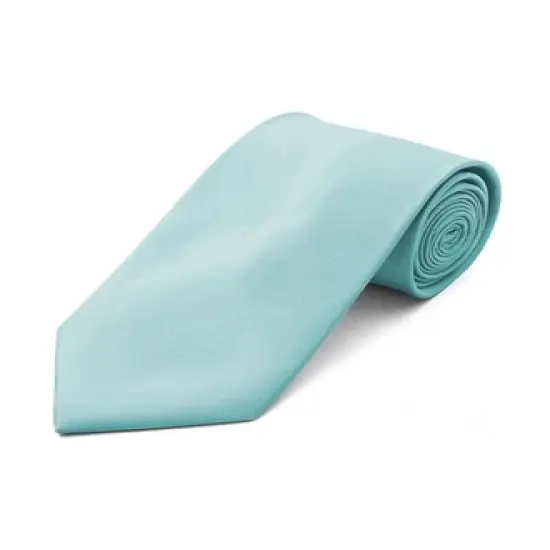 Men's Classic Solid Color Wedding Neck Tie image {5}