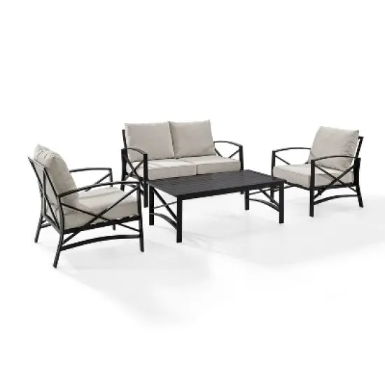 4pc Kaplan Outdoor Seating Set - Crosley image {7}