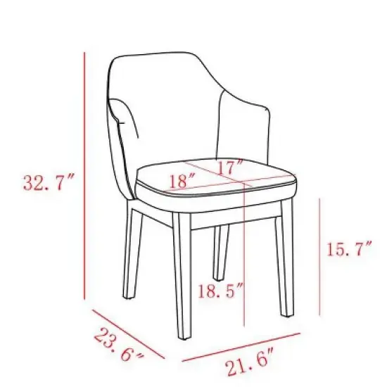 Kinston Curved Back Upholstered Dining Chair - Threshold&trade; image {6}