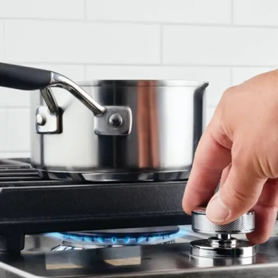 KitchenAid 1qt Open Saucepan with Spouts & and Measure Marks image {1}