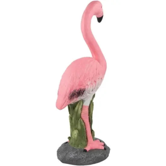 Northlight 25" Standing Pink Flamingo Outdoor Garden Statue image {4}