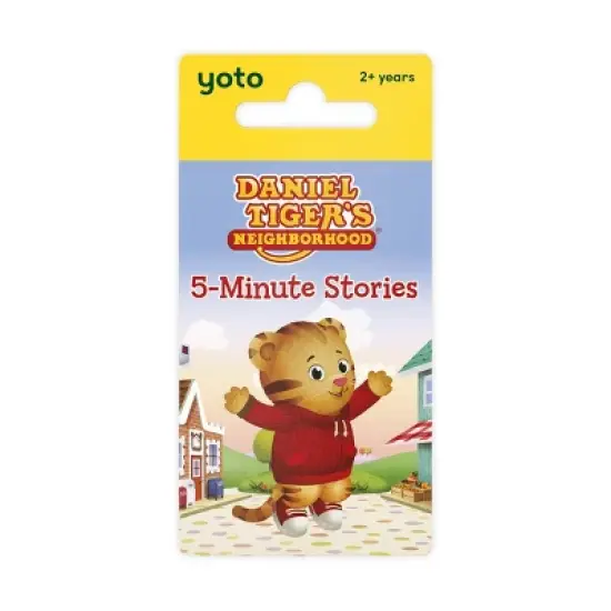 Yoto Daniel Tiger's Neighborhood 5-Minute Stories Audio Card: Preschool Reading Tool image {1}