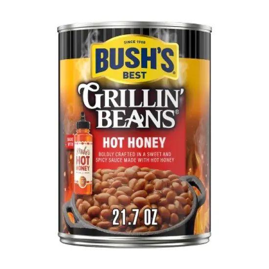 Bush's Grillin' Hot Honey Baked Bean - 21.7oz image {13}