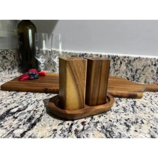 Salt & Pepper Shakers with Base image {3}