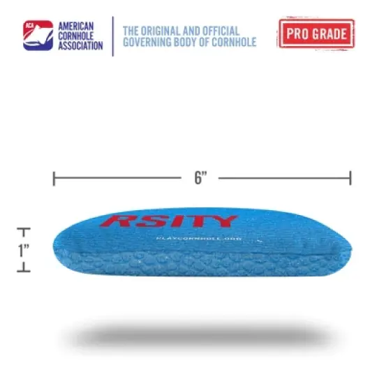 Gameday University Synergy Pro Blue Cornhole Bags (Set of 4) image {3}