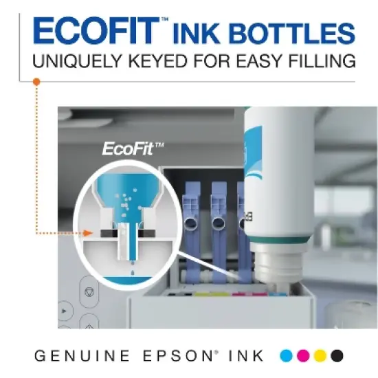 Epson 522 Combo-Pack Ink Bottles - Black Cyan Magenta Yellow (T522120-BCS) image {4}