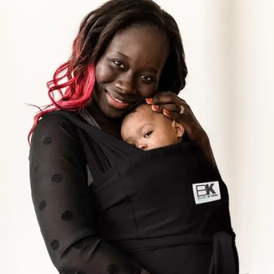 Baby K'tan Breeze Baby Wrap Carrier - Pre Wrapped Breathable Cotton Mesh Baby Sling Newborn - Infant to Toddler (see sizing chart) image {8}