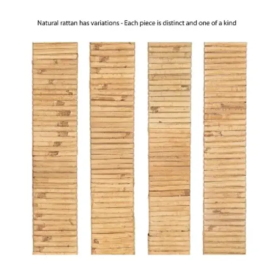 Kate & Laurel All Things Decor 2pc Rahmati Rattan Floating Shelves Natural image {5}