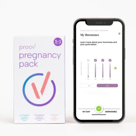 Proov Pregnancy + Ovulation 3-in-1 Test Kit image {5}