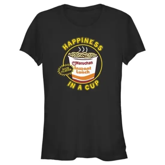 Junior's Maruchan Happiness in a Cup T-Shirt image {3}