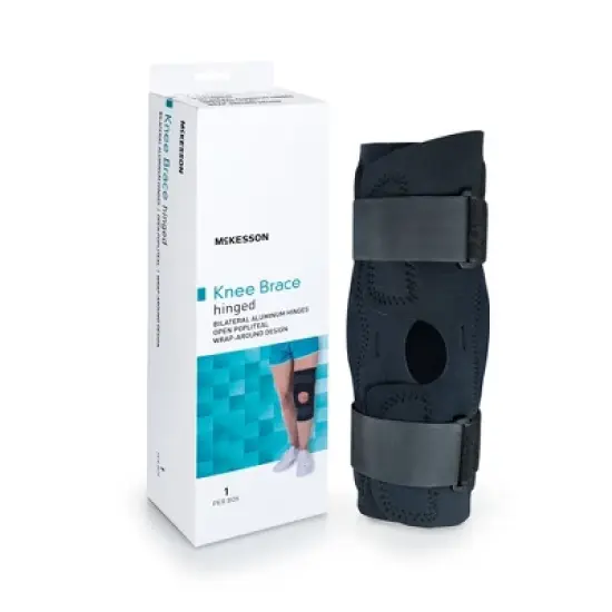 McKesson Hinged Knee Brace with Open Patella image {9}