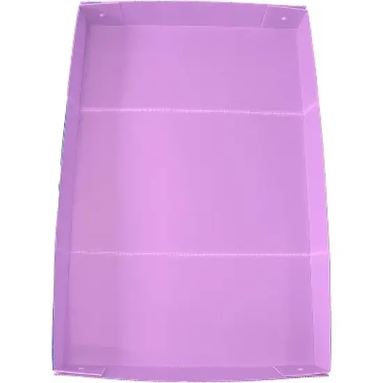 Midlee Guinea Pig Corrugated Plastic Cage Liners - 2 x 3 Panel Size - Purple image {1}