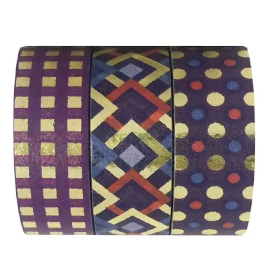Wrapables Washi Masking Tape (Set of 3) image {22}