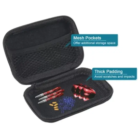 Unique Bargains Multi-functional Compact EVA Dart Carrying Cases with Mesh Pockets image {3}