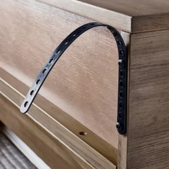 Brandeis Woven Console Table Brown - Threshold&trade; designed with Studio McGee image {4}