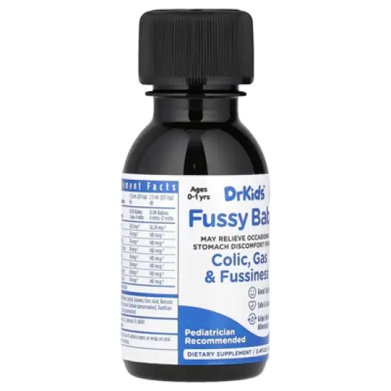 DrKids Fussy Baby, Ages 0-1 Yrs, 3.4 fl oz (100 ml) image {4}