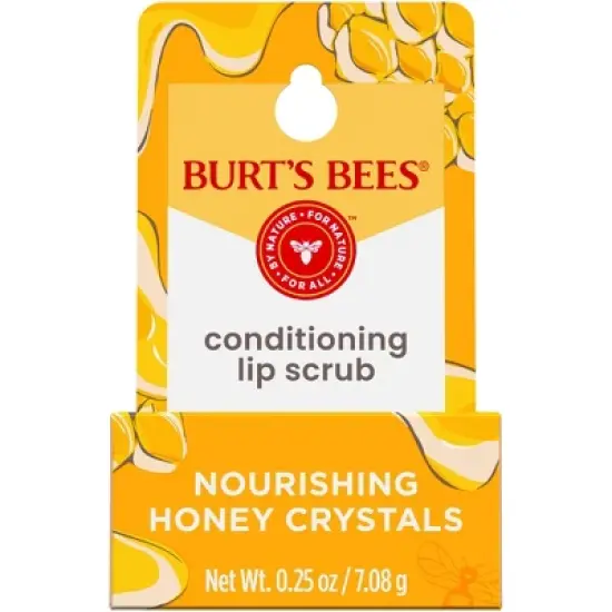 Burt's Bees Natural Conditioning Lip Scrub with Exfoliating Honey Crystals - 0.25oz image {9}
