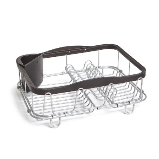Umbra 11.3" Sinkin Multi-Use Rack Black/Nickel: Steel Dish Drying Rack, Hand Wash, 5 Year Warranty image {1}