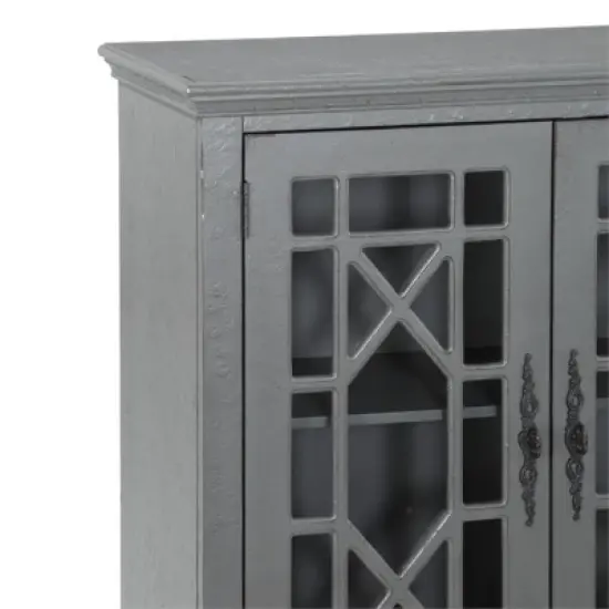 Eliza Wood Sideboard in Antique Gray - Lexicon image {4}