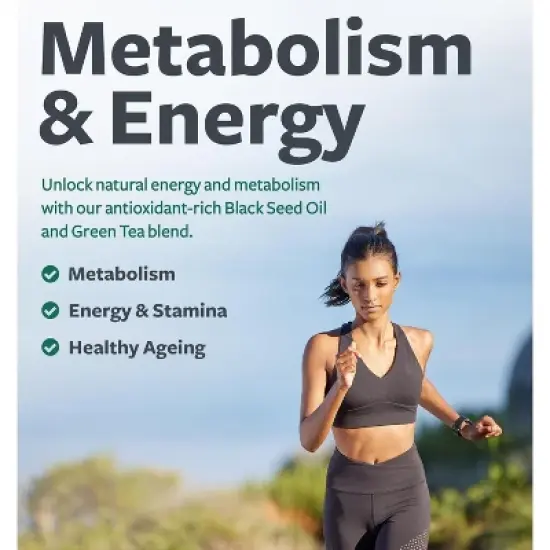 Black Seed Oil + Green Tea Liquid Capsules, Cold-Pressed Nigella Sativa with Green Tea Extract for Wellness & Energy Support, Health's Harmony, 60ct image {3}