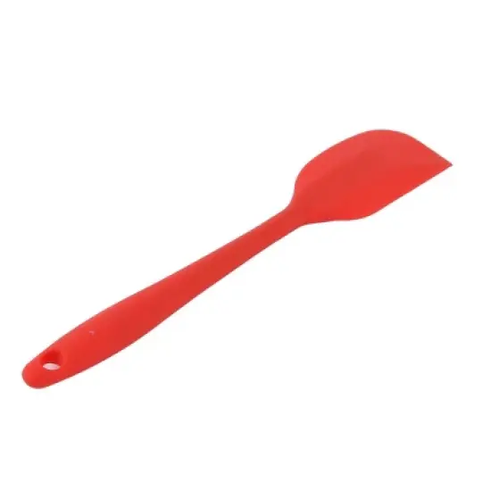 Unique Bargains Kitchen Decorating Mixing Cake Spatula Scraper Red 1 Pc image {1}
