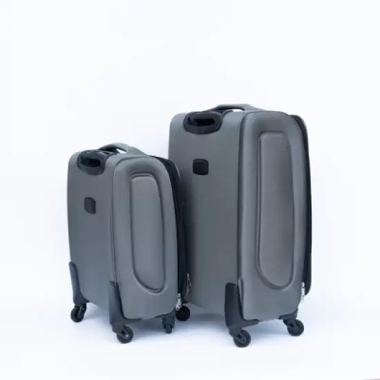 Gulches 2-Piece Softside Luggage Set: 20"+24" Oxford Trolley Cases with 360&iexcl;&atilde; Silent Wheels & Password Lock image {4}