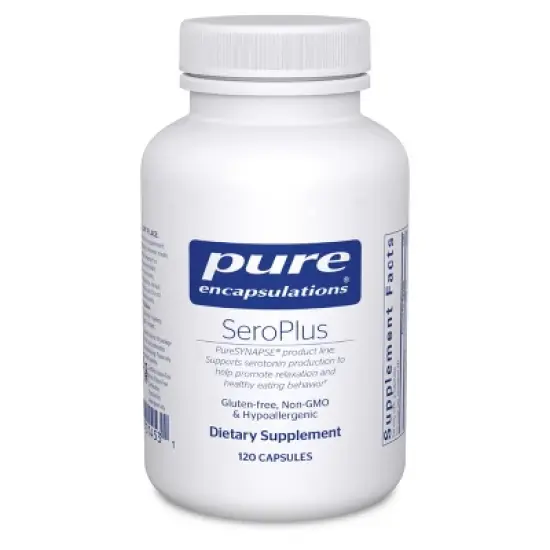 Pure Encapsulations SeroPlus - Hypoallergenic Serotonin Support to Support Moderate Occasional Stress - 120 Capsules image {8}