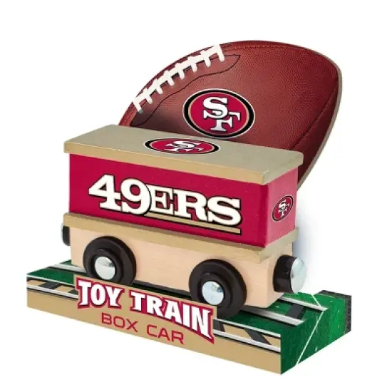 MasterPieces Wood Train Box Car - NFL San Francisco 49ers image {2}