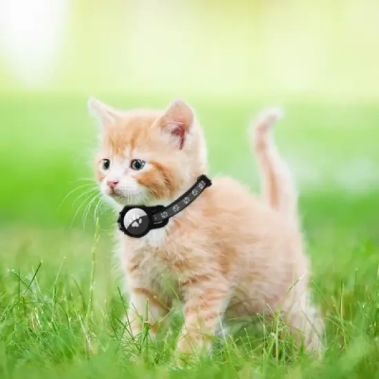 Unique Bargains Cat Collar for Airtag with Bell 1 Pc image {5}