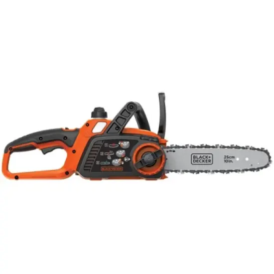 Black & Decker LCS1020 20V MAX Brushed Lithium-Ion 10 in. Cordless Chainsaw Kit (2 Ah) image {1}