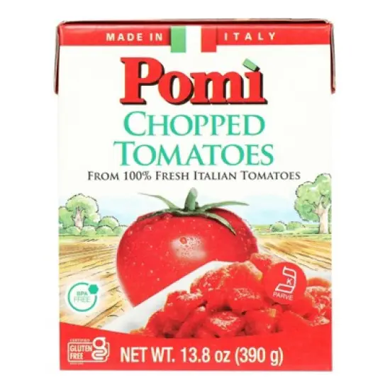 Pomi Chopped Tomatoes - Case of 12/13.8 oz image {1}