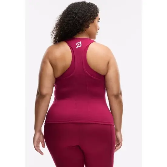 Peloton Women's Cadent Slim Racerback Tank, Beet Red image {2}