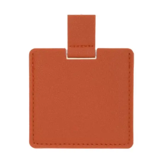 Unique Bargains Durable Square Makeup Mirror 1 Pc Light Pink image {16}