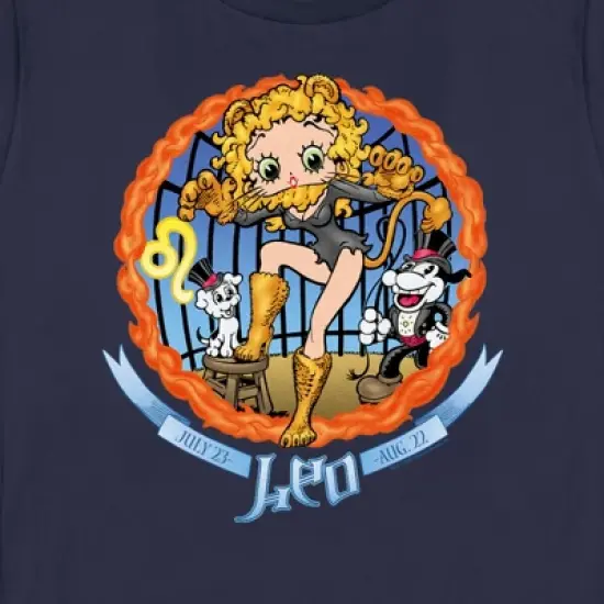 Women's Betty Boop Leo Zodiac T-Shirt image {1}