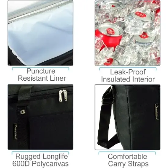 NCAA Purdue Boilermakers Folding Soft Sided Cooler -64 Cans image {2}