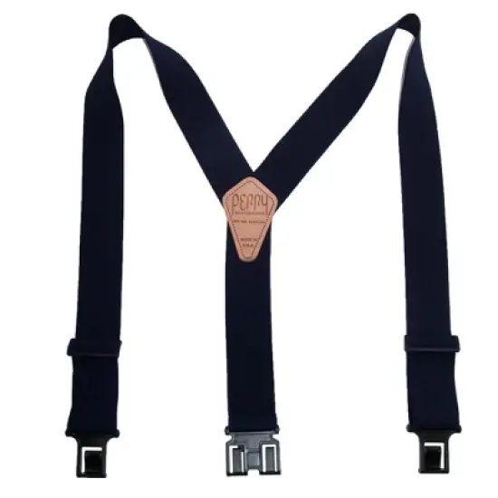 Perry Suspenders Men's Elastic 2 Inch Wide Hook End Suspenders (Tall Available) image {4}